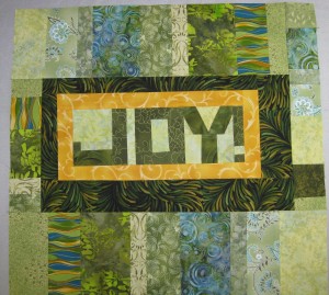 Joy! quilt block